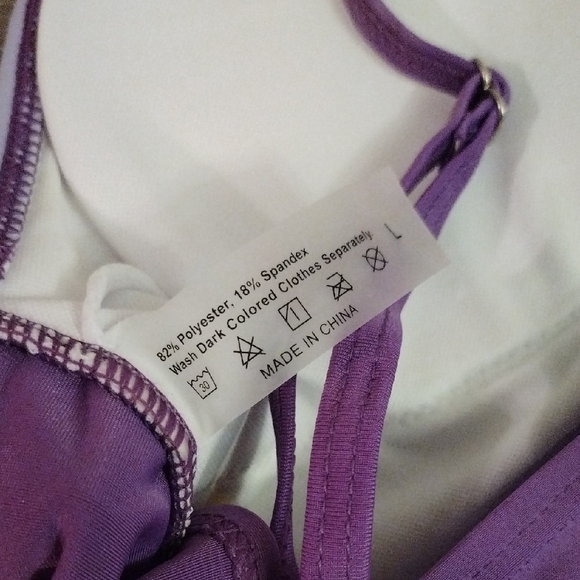 Butterfly 2 Piece Bikini Tankini - Picture 6 of 11